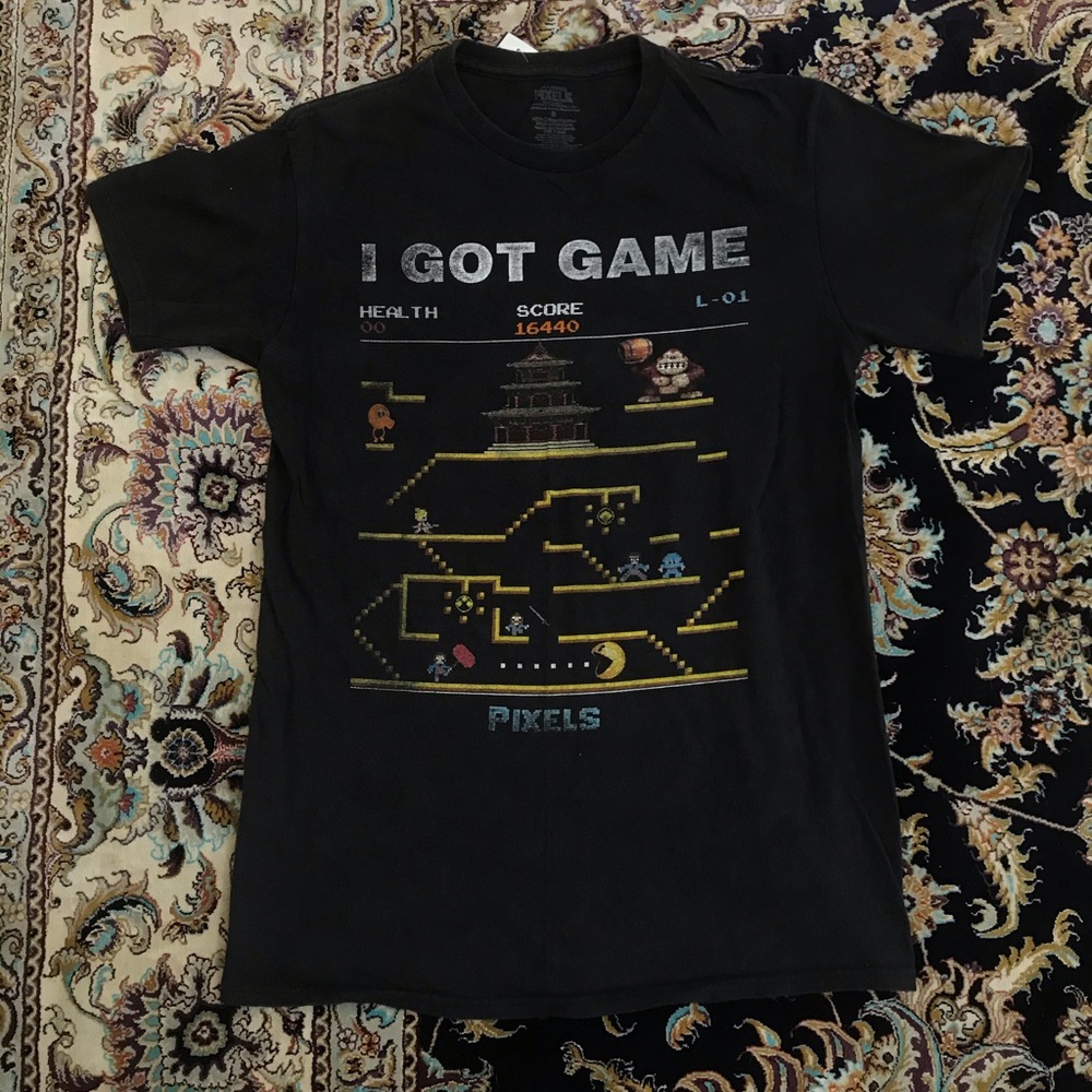 Nintendo T Shirt Super Mario Retro Vintage (Small)